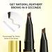  Gupcaqosjw Women's Eyebrow Pencil Dual Function Eyebrow Filler Pen with Fixing Gel | Smear-Free Beauty Accessories Makeup for Women Girls and Men Professional Sports Fitness Studio and Photography - Buy Online on GoSupps.com
