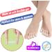 10 PCs Silicone Toe Protection Caps - Relief for Bubbles Hammer Toes & Friction Pain - Small Size Gel Toe Cushions (White) - Buy Online on GoSupps.com