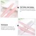 Lurrose Rose Quartz Acupuncture Pen | Facial Massage Tool & Gua Sha Scrub - Natural Jade Spa Razorboard | 12x1.3cm Miss Pink - Buy Online on GoSupps.com