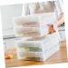 Hohopeti Serving Tray 2pcs Egg Storage Box Containers for Food Drawer Egg Container Kitchen Egg re-usable White 26x34x17cm - Buy Online on GoSupps.com