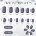 360 Pieces Women Short Press on Nails Square Artificial False Nails Stick on Nails Set Glossy Pure Color Fake Nail Pack Full Cover Fingernails Medium Length Fake Nails for Girl (Classic Color) - Buy Online on GoSupps.com