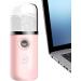 Nano Mister for Lash Extensions - Nano Facial Mister Hydrating Handy Handheld Facial Steamer for Deep Cleansing Hydration Rejuvenation Compact Travel Skin Care Solution Pink - Buy Online on GoSupps.com