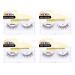 Andrea False Lashes Style 74 - Black 4 pairs Style 74 Black