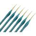 Transon Detail Thin Paint Brush Set 6pcs - Nylon Brushes for Model Miniature Craft and Art Painting - Buy Online on GoSupps.com