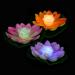 Osaladi 3-Piece LED Lotus Lantern - Artificial Flowing Flowers for Pool Pond & Garden Decoration - Buy Online on GoSupps.com