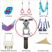SELEWARE Stainless Steel Swivel Swing Hangers - Heavy Duty Ceiling Mount for Porch Swing, Hammock Chair, Yoga Silk, Tire Swing, Indoor Swing - 2 Pack with Screws - Buy Online on GoSupps.com
