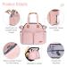 Lekebaby Large Pink Quilted Baby Diaper Bag Messenger with Changing Mat - Perfect for Travel - Buy Online on GoSupps.com
