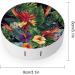 Travel Portable Contact Lens Case - Tropical Plant Flowers Storage Box for Clear Vision - Buy Online on GoSupps.com