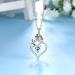Cute Cat Necklace with Sparkling Zirconia Crystal Birthstone Pendant Necklace for Girls Womens White Gold Over 925 Sterling Silver Animal Necklace Birthstone Jewelry Sweet Present Girlfriend Sisters D April-Diamond - Buy Online on GoSupps.com