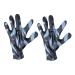 FRCOLOR 1 Pair Hand Cracked Hands Gloves Hand Softening Gloves Night Gloves for Dry Hands Spa Bedtime Gloves Hydrating Hand Care Gel Exfoliating Aluminum Platinum Paper