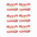 6 Sets Instant Veneers Dentures, Dental Filling Repair Kit Permanent for Snap Covering Missing Teeth Denture Filling Kit Tooth Filler for Broken Tooth