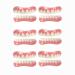 CAILING 6 Sets Instant Veneers Dentures, Snap on Veneers for Snap Covering Missing Teeth Denture Filling Kit Fake Braces for Teeth That Look Real, 1.0 Count