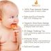 CaaOcho Natural Rubber Baby Teether | One-Piece Hygienic Design | BPA-Free | All Stages Teething Toy | Textured for Sensory Play - Buy Online on GoSupps.com