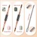 Acrylic Nail Art Brushes Set - Double-End Nail Brush for Design, Gel Polish Liner Brush, File, Cuticle Pusher - Nail Tools for Home Use - Buy Online on GoSupps.com