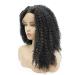 Buy Small Curly Black Fluffy Wig - Front Lace Chemical Fiber for Men | Long Curly Hair Wig - Buy Online on GoSupps.com