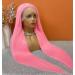 Vebonny 24 Inch Light Pink Synthetic Lace Front Wig for Women | Stylish Hair for Fashion & Cosplay - Vebonny 845 Pink Passion - Buy Online on GoSupps.com