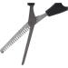 Bstepompre Stainless Steel Blade 6.3 Inch Thinning Shear Scissors Silver+Black - Buy Online on GoSupps.com