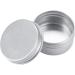 Guindxan 96pcs 30ml Silver Aluminum Round Lip Balm Containers Storage Jars Tins with Screw Cap - Buy Online on GoSupps.com