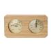 Mini moisturizer and thermometer for the interior with double display wood-hygrometer thermometer with two dials ideal for home office baby room sauna