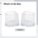 Pole Dance Shoes High-Heeled Heel Caps - 10 Pairs | Transparent Anti-Slip Protectors for Outdoor Events & Dance Floors - Buy Online on GoSupps.com