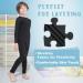 Mancyfit Boys Thermal Fleece Lined Long Sleeve Underwear - Black, Medium - Buy Online on GoSupps.com