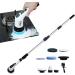 Cordless Cleaning Brush - Electric Rotating Scrubber for Bathroom Cleaning Cordless Lightweight Electric Brush with Retractable Long Handle Replaceable Heads - Buy Online on GoSupps.com