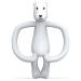 Cache-fitting Matchstick Monkey Antimicrobial bite ring/toothing aid/gel applicator for wound gums/BPA-free/easy to grab/from 3 months/animal motif (Pomelo Eisb r)