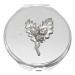 Oak Leaf Compact Mirror Handbag Gift With Free Engraving 247
