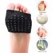 Metatarsal Sleeve with Gel Pads for Men (Black, Size 10-14.5) - Forefoot Cushions for Comfort and Anti-Slip Protection - Buy Online on GoSupps.com