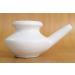 2activelife Handcrafted Ceramic Neti Pot for Nasal Cleansing 10 oz White | Ayurvedic Jal Neti Sinus Rinse Tool | Durable Lightweight Dishwasher Safe | Made in India
