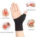 YUNYILAN 2pcs Thumb Compression Arthritis Gloves - Gel Wrist Support for Joint Pain Tendonitis & Sprains (Black - Buy Online on GoSupps.com