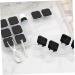 Buy Kombiuda Holder Case Box - Travel Suitcase Pocket Lens Holder Storage Set & Tweezers Clamshell - Black 15.8x9.5cm - International Shipping Available - Buy Online on GoSupps.com
