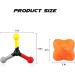 Agility Training Equipment for Basketball, Soccer & Baseball - Reaction Ball Set in Black and Orange - Buy Online on GoSupps.com