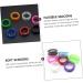 Buy Minkissy 16PC Scissors Silicone Finger Rings | Thumb & Finger Protection for Hairdressers | Premium Scissor Accessories - Buy Online on GoSupps.com