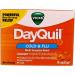 Vicks DayQuil Liquicaps - 32 Count (16 Each) - Fast-Acting Cough & Cold Relief - Buy Online on GoSupps.com