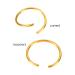 Braid Rings Hair Hoops Clips - 90 Pieces, 3 Colors, 2 Sizes | Hair Accessories - Buy Online on GoSupps.com
