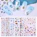 Beach Theme Nail Art Stickers & Gold Metallic Studs - Ocean Marine Summer Decoration for Acrylic Nails - Buy Online on GoSupps.com
