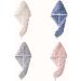 Buy Super Absorbent Microfiber Hair Towel Wrap & Turban for Fast Drying Ideal for Women & Girls (Blue - Buy Online on GoSupps.com