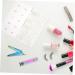 VINTORKY 1 Set Nail Set Kit De Manicura Cosmetology Kit Nails Nail File Strips Acrylic Nail Tips Fake Nail Trimming Supplies Manicuring Tools Manicure Clippers Fingernail Full Cover Plastic 13X7cm Assorted Color 3 - Buy Online on GoSupps.com