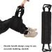 Natudeco Black Transfer Belt - Double Handle Breathable Oxford Fabric Ideal for Patient Lifting & Elderly Care - Buy Online on GoSupps.com