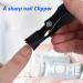 Alxbsone Black Steel Nail Clipper Set for Fingernails & Toenails | No Splash Design with Nail Fan & File | Extra Sharp Manicure Tool - Buy Online on GoSupps.com