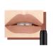 Matte Matte Lipstick Pen Color Moisturizing Lip Glaze Rotating Lipstick the bright color makes the color of the lips light and colorful rich and full (Q)