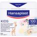Hansaplast Kids Universal Strips - Coloured Band-Aids 100 Pieces (525g) - Best for Cuts & Scrapes International Shipping Available - Buy Online on GoSupps.com
