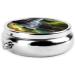Waterfall Views Round Pill Box - 3 Compartment Travel Organizer for Pills | Portable & Perfect for Travel - Buy Online on GoSupps.com