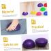 Beavorty Durian-Ball Portable Foot Massage Device - Relaxing Lacrosse Massage Balls for Plantar Fasciitis & Arm Relief - Violet PVC - 16x16x8cm Purple - Buy Online on GoSupps.com