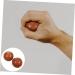 Handmade Health Ball Set - 2pcs Hand Massage Devices for Muscle Relief & Fitness Training - Red Brown 5x5x5cm - Buy Online on GoSupps.com