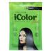 iColor Organic Hair Dye Shampoo - 10 Sachets (Black 25ml) | Permanent Easy DIY Hair Color in 5-15 Minutes - Buy Online on GoSupps.com