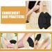 iPlusmile 6 Pairs Heel Pads - Anti-Slip Cushions for Loose Shoes | Self-Adhesive Foot Care Protectors in Beige & Black - Buy Online on GoSupps.com