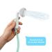 Yookidoo Baby Bath Shower Head - Elephant Water Pump Spout for Newborn Babies (Turquoise) - Buy Online on GoSupps.com