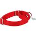 Adjustable Martingale Dog Collar - Durable No Escape Nylon for All Sizes (M - Red) | Perfect for Large Medium & Small Dogs - Buy Online on GoSupps.com